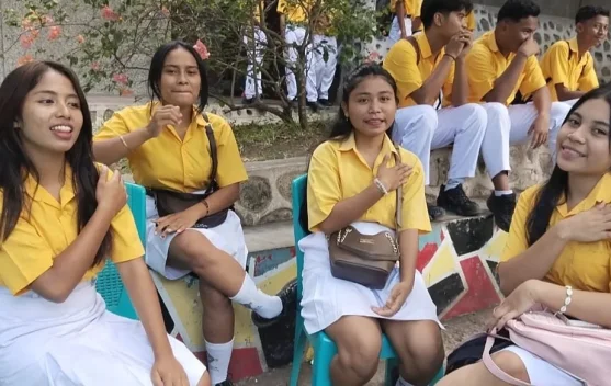 Siswa Syuradikara Ende Apresiasi Program Makan Bergizi Gratis Nasional