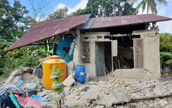 Sebanyak 41 Unit Rumah Warga Rapowawo Rusak Pascagempa Flores