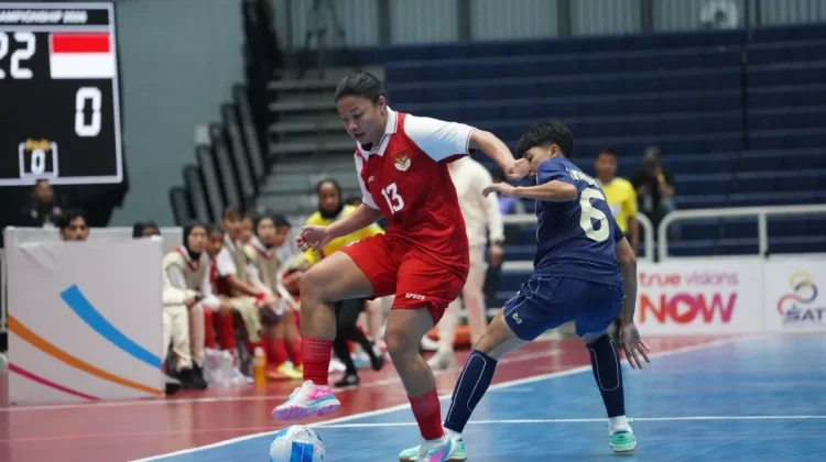 Indonesian Women’s Futsal Team Held to 4-4 Draw Against Malaysia