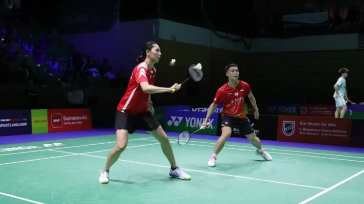 Mixed Doubles Shuttlers Hee and Gloria Reach German Open Semifinals