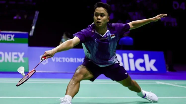 Ginting Advances, Ubed Falls at Swiss Open 2026 First Round