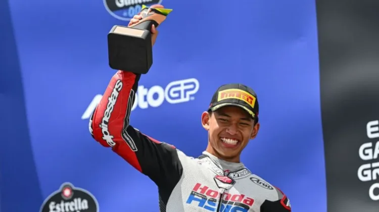Veda Ega Pratama Makes History With Moto3 Podium, Climbs to Third in Standings