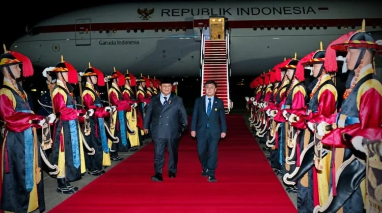 President Prabowo Subianto Arrives in Seoul for State Visit
