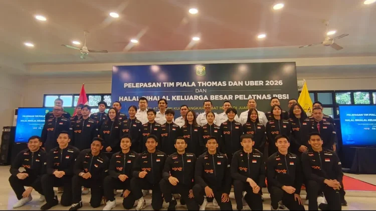 Indonesia Sends Off Badminton Squad for Thomas & Uber Cup 2026
