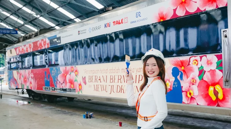 Indonesia Showcases Local IP with Train Exterior Decoration for Kartini Day 2026
