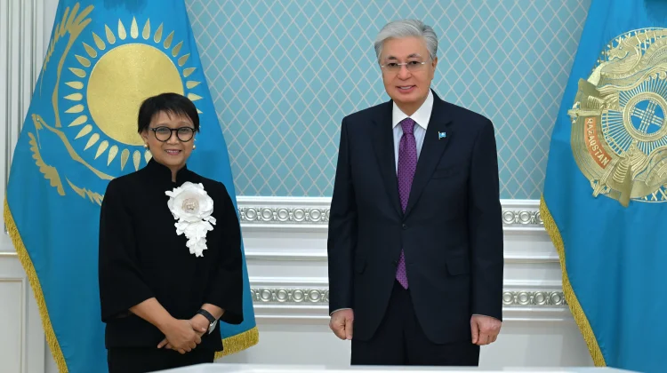 UN Water Envoy Retno Marsudi Meets Kazakh President on Global Water Governance
