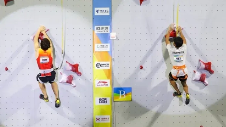 Indonesian Climbers Miss Gold by Split Second in Sanya