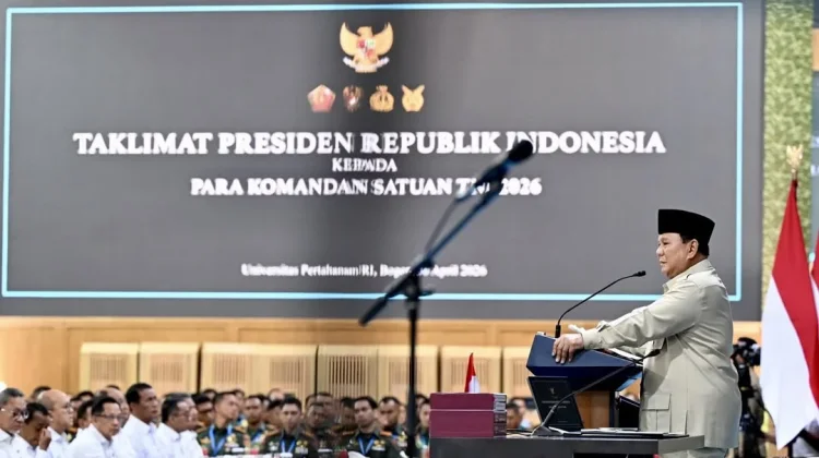 President Prabowo Urges TNI Commanders to Serve as Nation’s Frontline