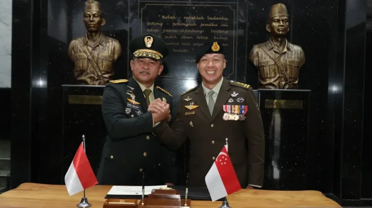 Indonesia and Singapore Armies Reinforce Defense Cooperation