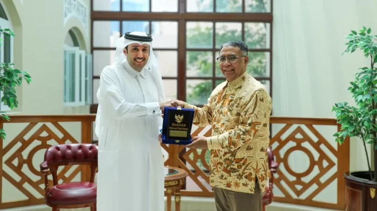 BAZNAS, Qatar Embassy Explore Expanded Zakat and Humanitarian Cooperation