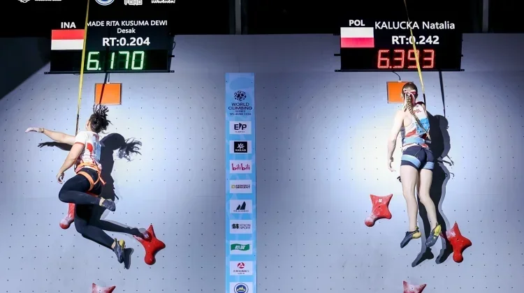 Indonesian Climber Desak Made Secures Bronze in Wujiang Speed Event