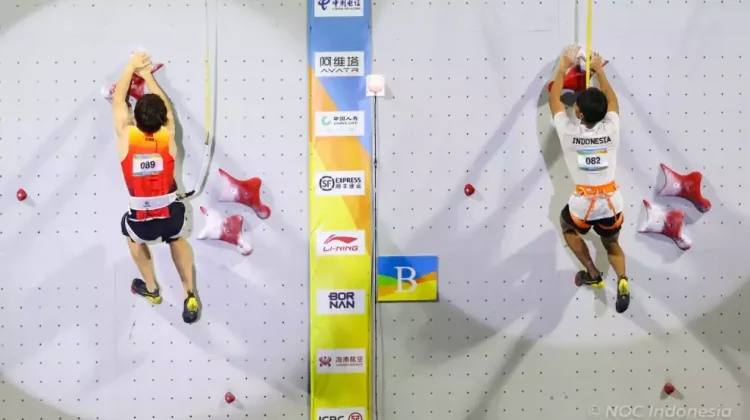 Indonesia’s Robby Al Hilmi Wins Silver at World Climbing Series Madrid