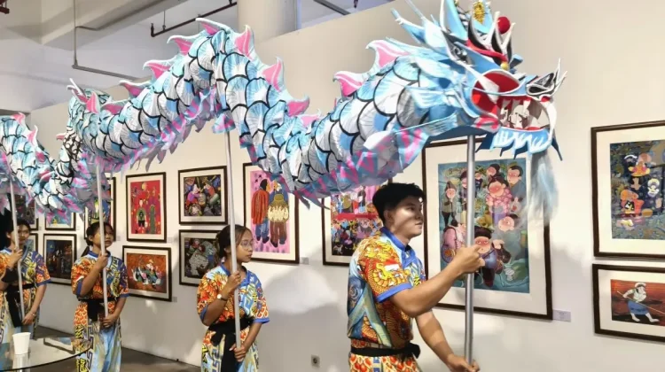 Farmers' Paintings from China Bring Agrarian Ties to Jakarta