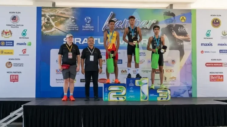 Keanan and Mauriska Shine with Double Podium at Junior Triathlon Asia Cup
