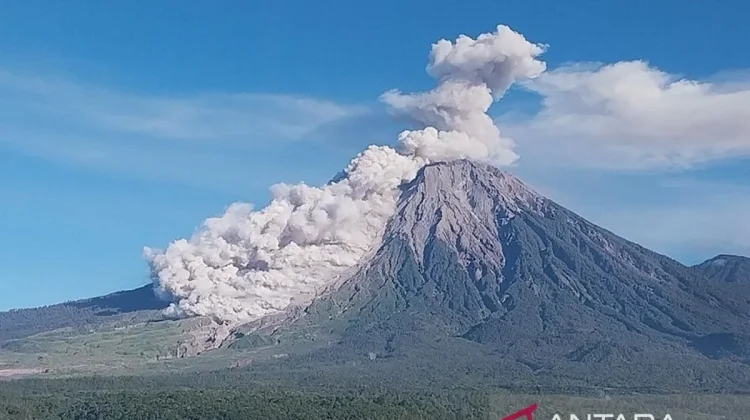 Mount Semeru Unleashes Pyroclastic Flows Stretching 4.5 Kilometers