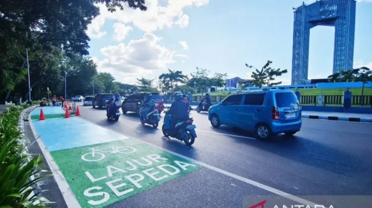 Palangka Raya’s New Bike Lanes Welcome Positive Response