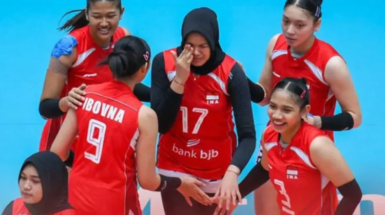 Indonesia U-18 Women’s Volleyball Falls Short Against Kazakhstan