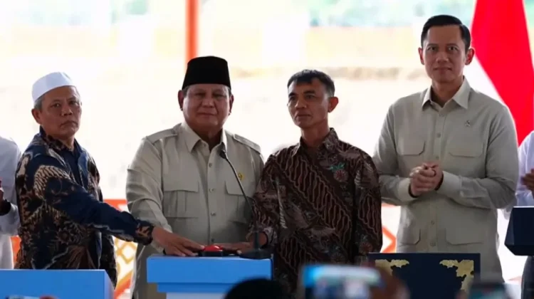 President Prabowo Inaugurates Five Dams to Drive National Development