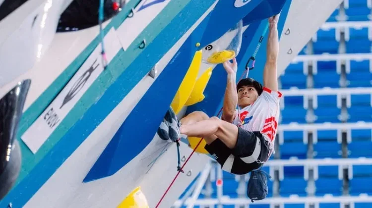Indonesia's Putra Tri Wins Lead Bronze at World Climbing Series