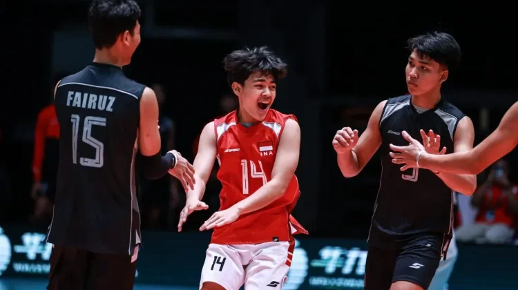 Indonesia’s First Victory Brings Mental Breakthrough at U18 Asian Volleyball