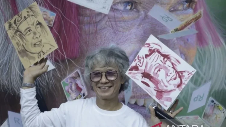 East Kalimantan Artist Cadio Tarompo Marks 55 Years With Solo Retrospective