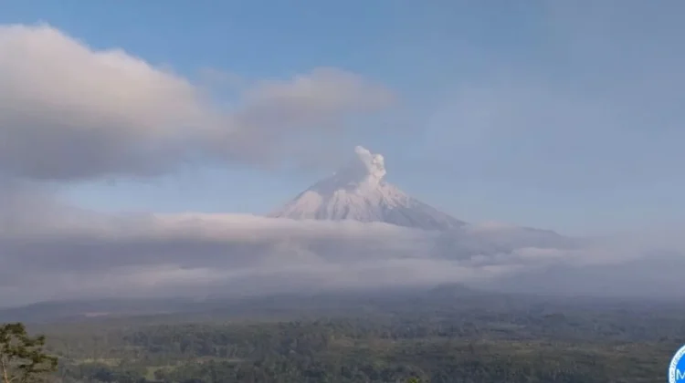 Mount Semeru Erupts, Sends 700-Meter Ash Column into Sky