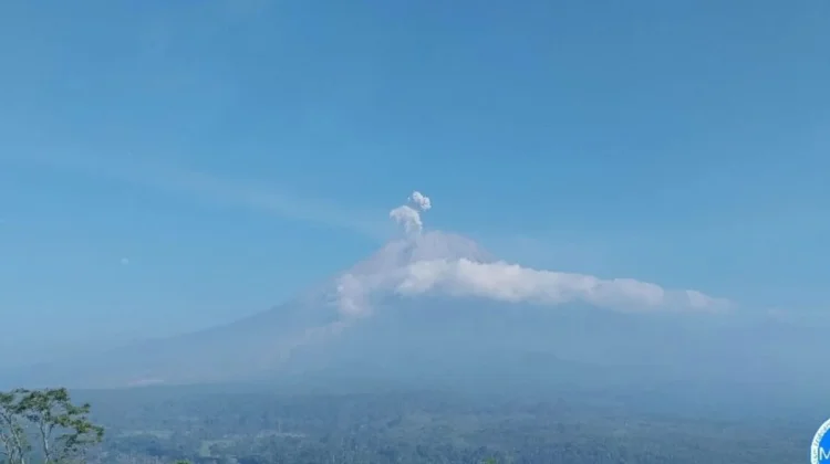 Mount Semeru Erupts Five Times, Ash Reaches 700 Meters