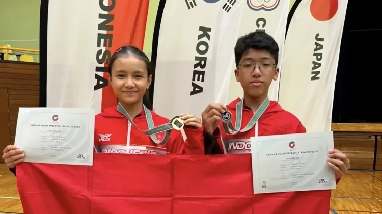 Young Indonesian Skaters Shine with Medals at Asia Cup 2026