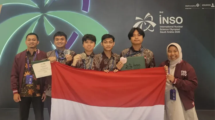 Indonesia Wins Three Medals at International Nuclear Science Olympiad
