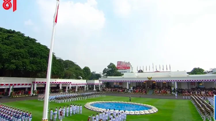 President Prabowo Leads Independence Day Ceremony, Calls for Solidarity
