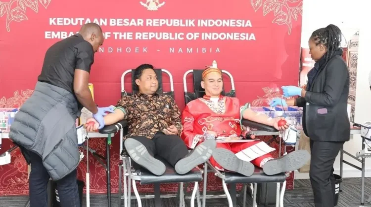 Indonesia Marks Independence Day in Namibia with Blood Donation Drive