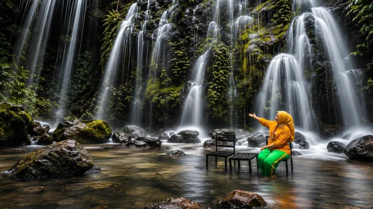 Sumber Telu Waterfall Showcases Lumajang’s Ecotourism Potential