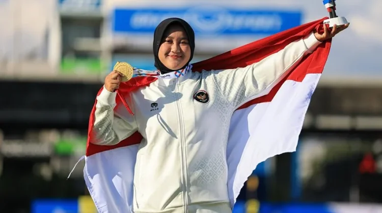 Indonesian Women’s Compound Archers Win Three Medals Ahead of Asian Games