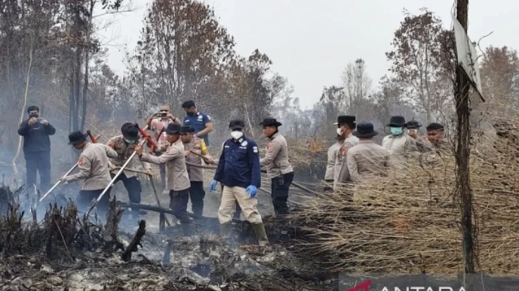 Central Kalimantan Uses Eco-Friendly Surfactant to Fight Land Fires