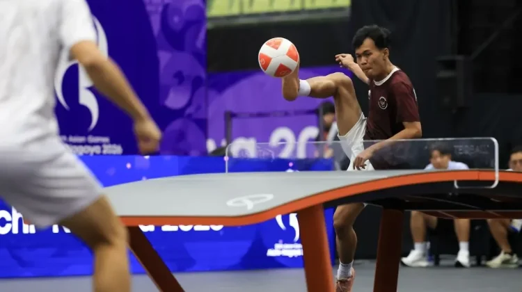 Indonesia's Teqball Debut Off to Strong Start as Yoga Ardika Wins Twice