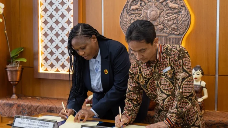 UGM Explores Namibia Partnership on Water-Smart Rice Technology