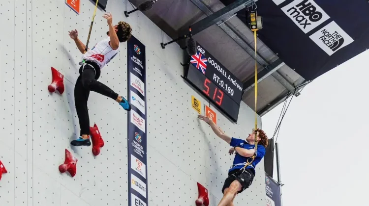 Climber Aditya Sets New Asian Games Speed Climbing Record