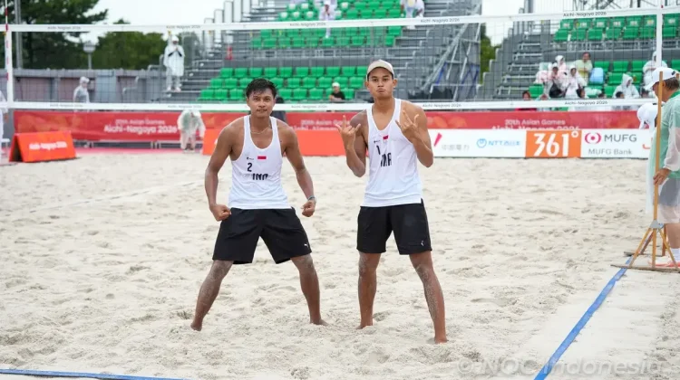 Indonesia One Win Away from Beach Volleyball Medal at Asian Games 2026