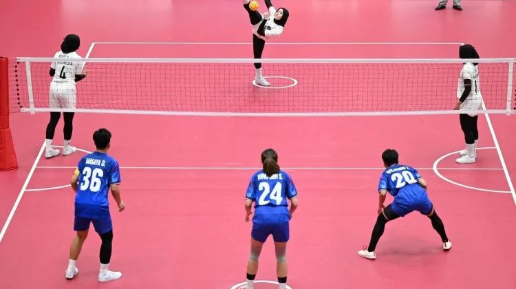 Indonesia’s Women’s Sepak Takraw Quad Team Books Semifinal Spot at Asian Games 2026