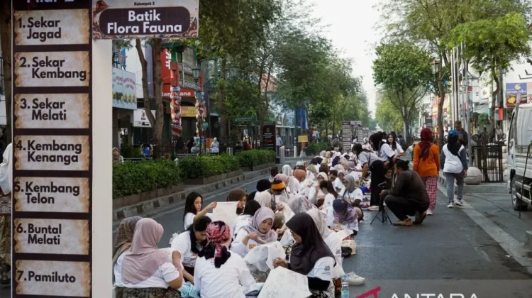 Mass Batik-Making Event Marks National Batik Day in Yogyakarta