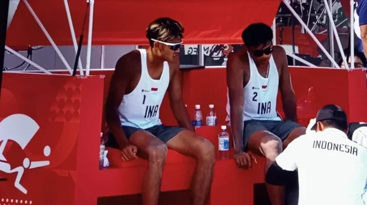 Bintang Injured as Indonesia Win Asian Games Beach Volleyball Silver