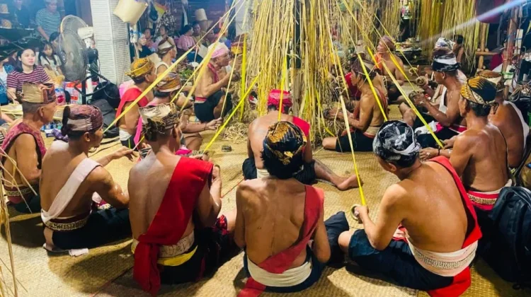 Dayak Community Preserves Aruh Adat Baharin Harvest Ritual - RRI.co.id