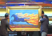 Indonesia's Former President Sends Energy and Peace in His New $384,000 Painting