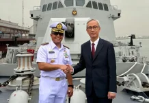 Indonesian Navy’s New Frigate Stops in Lagos on Maiden Voyage