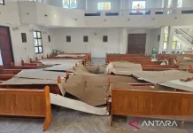 North Sulawesi Quake Damages Church Ahead of Holy Triduum