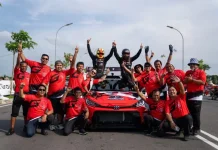 Toyota Gazoo Racing Indonesia Dominates Rally Opener
