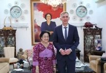 Former President Megawati, German Ambassador Discuss Middle East, Geopolitics