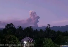 Mount Dukono Erupts in North Halmahera, Launching 1.4 km Ash Column