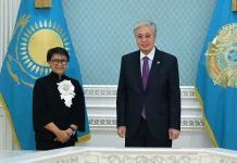UN Water Envoy Retno Marsudi Meets Kazakh President on Global Water Governance