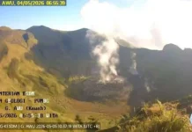 Seismic Activity at Mount Awu in Sangihe Shows Increase